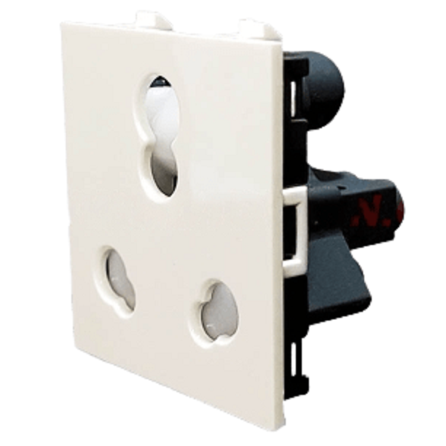  GreatWhite Fiana 16Amp,3 pin Socket,2 Module - White